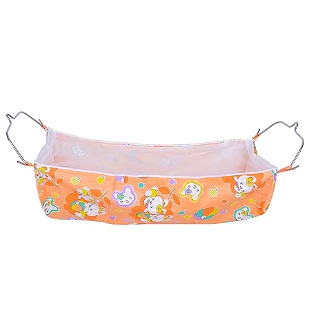 Aashi Enterprise Cotton Hello Kitty Printed Cradle Hammock (Orange)