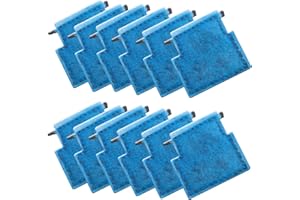 xbbwmrs 12-Pack Fish Tank Filter Cartridges for Marineland Rite-Size A & Aqua-Tech EZ-Change #1, Fits Aqua-Tech 5-15 Power Filters and MarineLand Penguin Power Filters 75 & 100