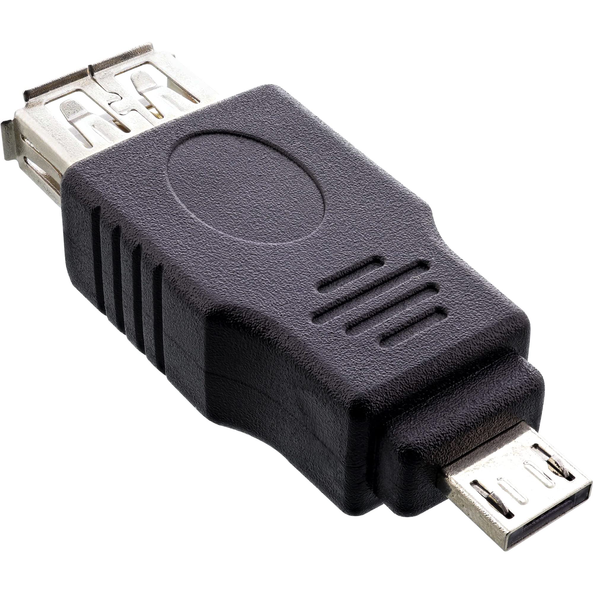 InLine® Micro-USB Adapter, InLine®, Micro-A plug to USB A socket black 1 x Micro-USB Adapter