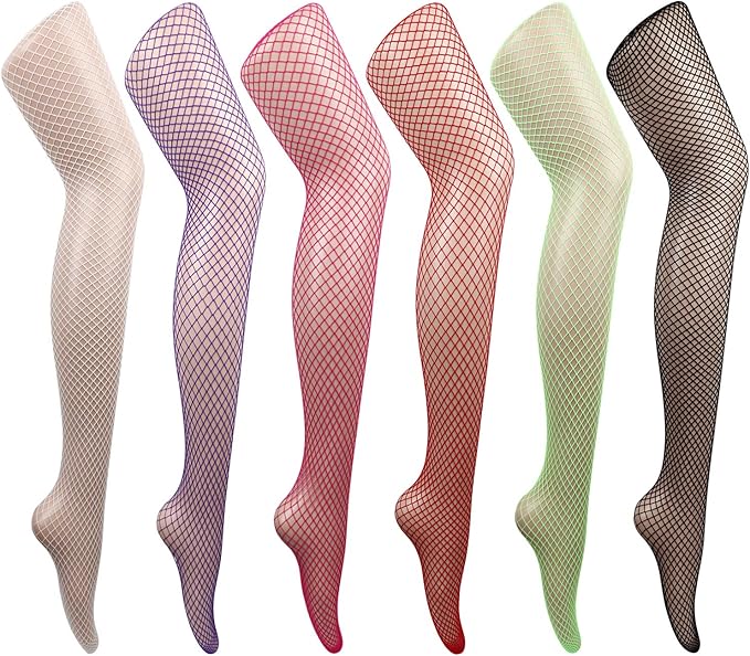 XNIVUIS 2 Paar Damen Straps-Strumpfhosen - Netzstrumpfhose Mit Spitze, Hoher Taille Für Cosplay & Partys