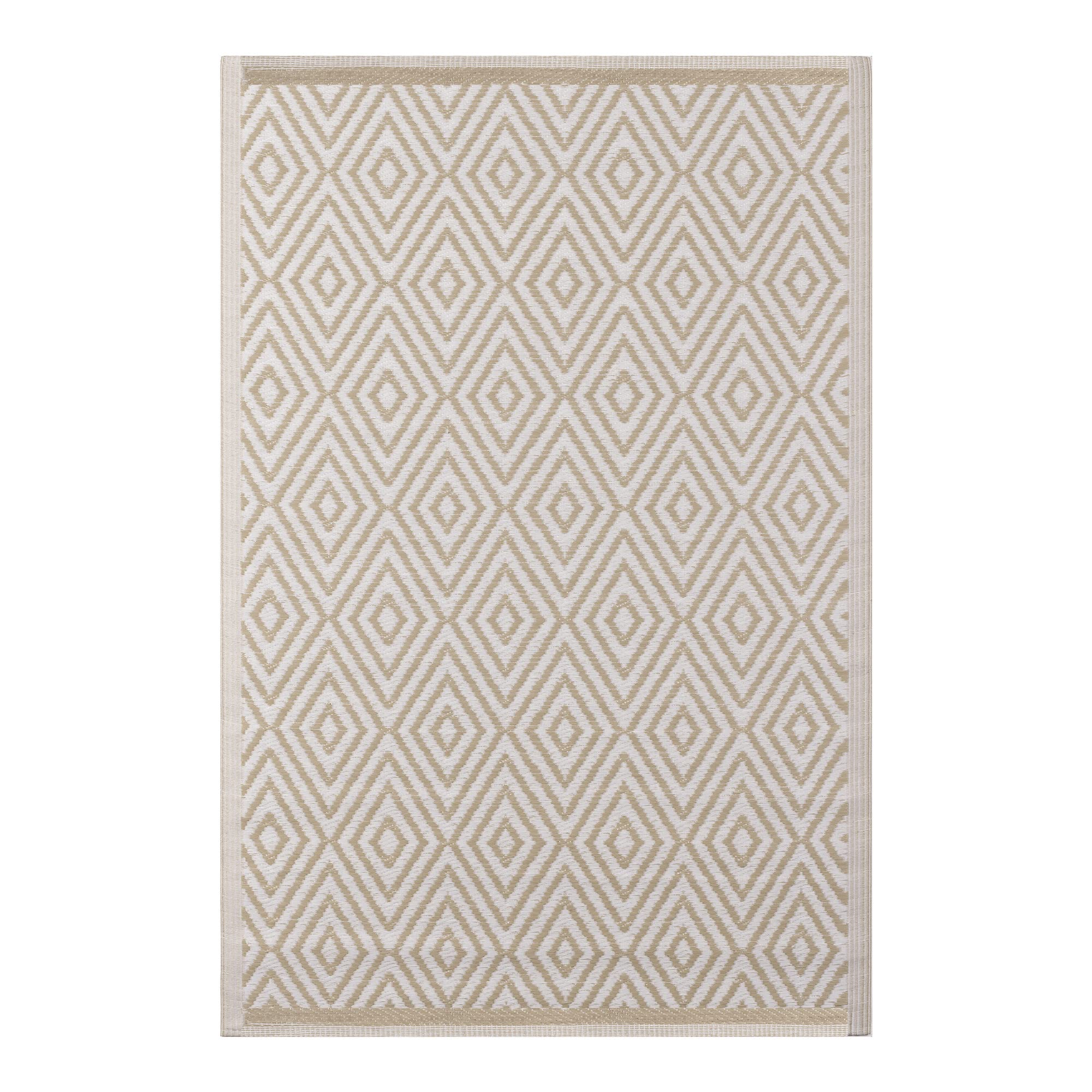 JEMIDI 120x180cm outdoor patio rug balcony rug outdoor carpet garden outdoor runner garden rug (Beige)