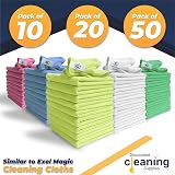 DCS Microfibre Cleaning Cloth Yellow 40x40cm Pack of 10 Ultra Soft view 6