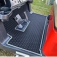 Matericuo Golf Cart Floor Liner Mat Full Coverage Custom Fit for 2 and 2+2 Club Car Models Precedent 2004-2025/Onward & Tempo (2017-2025)/Villager & V4L (2019-2025