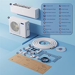 Della 27K BTU ODU Tri 3 Zone 9K 9K 9K BTU Works