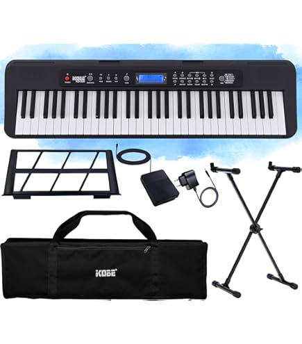 Teclado Musical Casio CT-S195 61 teclas, 400 timbres e 48 notas de