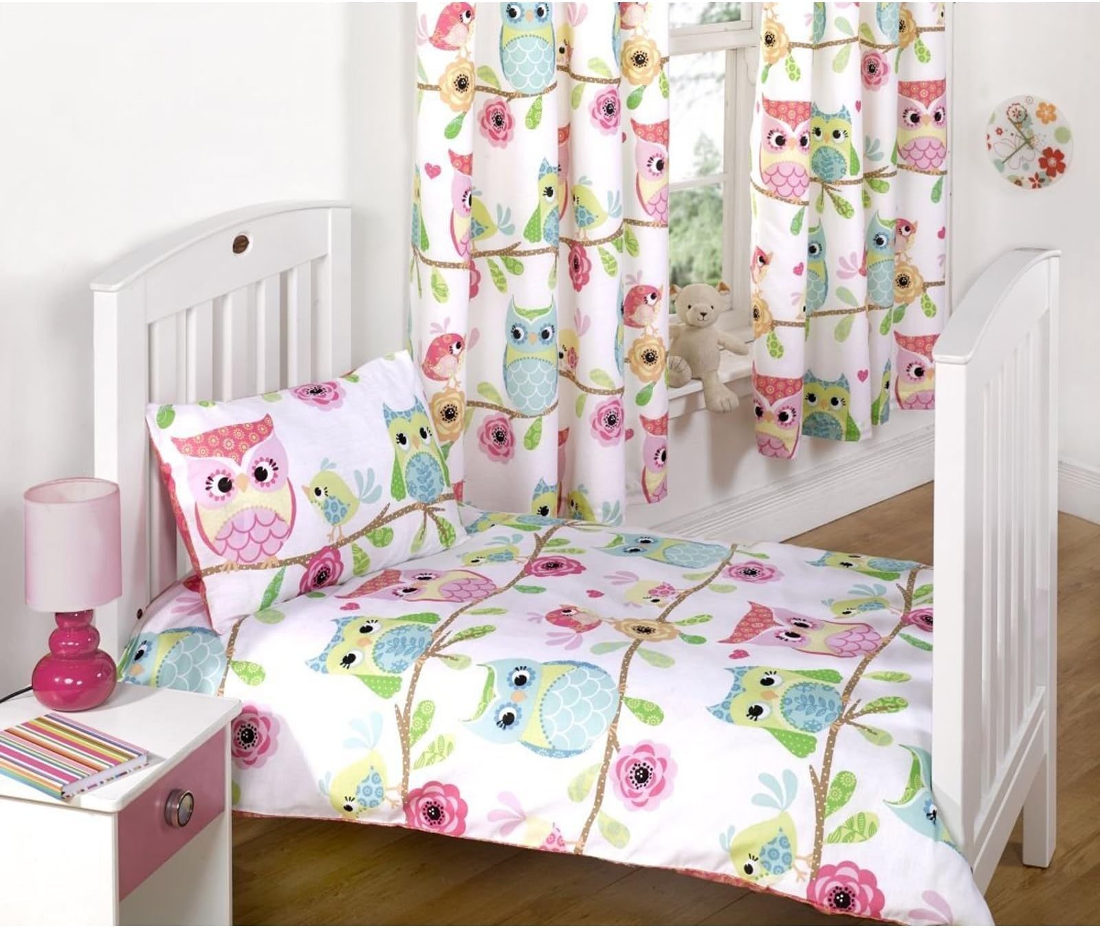 Owl and Friends Curtains 66" x 72"