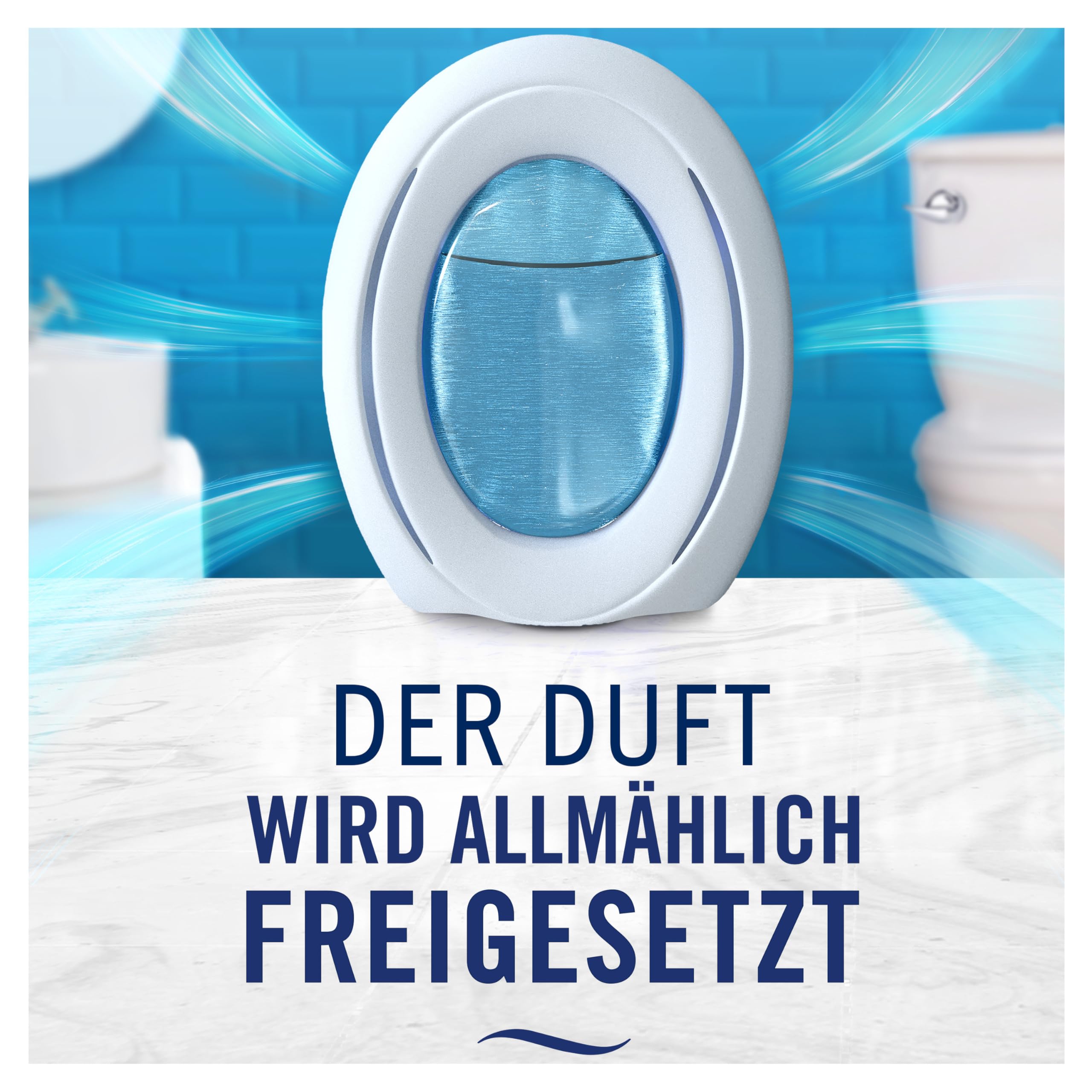 Febreze Bad Lufterfrischer, Lenor Aprilfrisch, 5 Stück, Kontinuierliche Geruchsbekämpfung und -verhinderung für Badezimmer 5