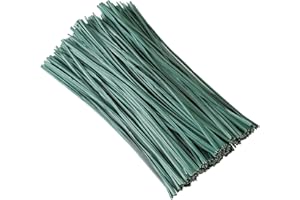 Tangyinrd 300 Pcs 6 inch Blackish Green Plastic Twist Ties, Cable Ties, for Bags, Gardening Tools