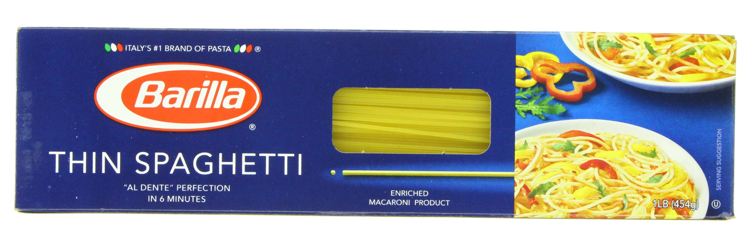 Barilla Pasta, Thin Spaghetti, 16 Ounce Buy Online in United Arab