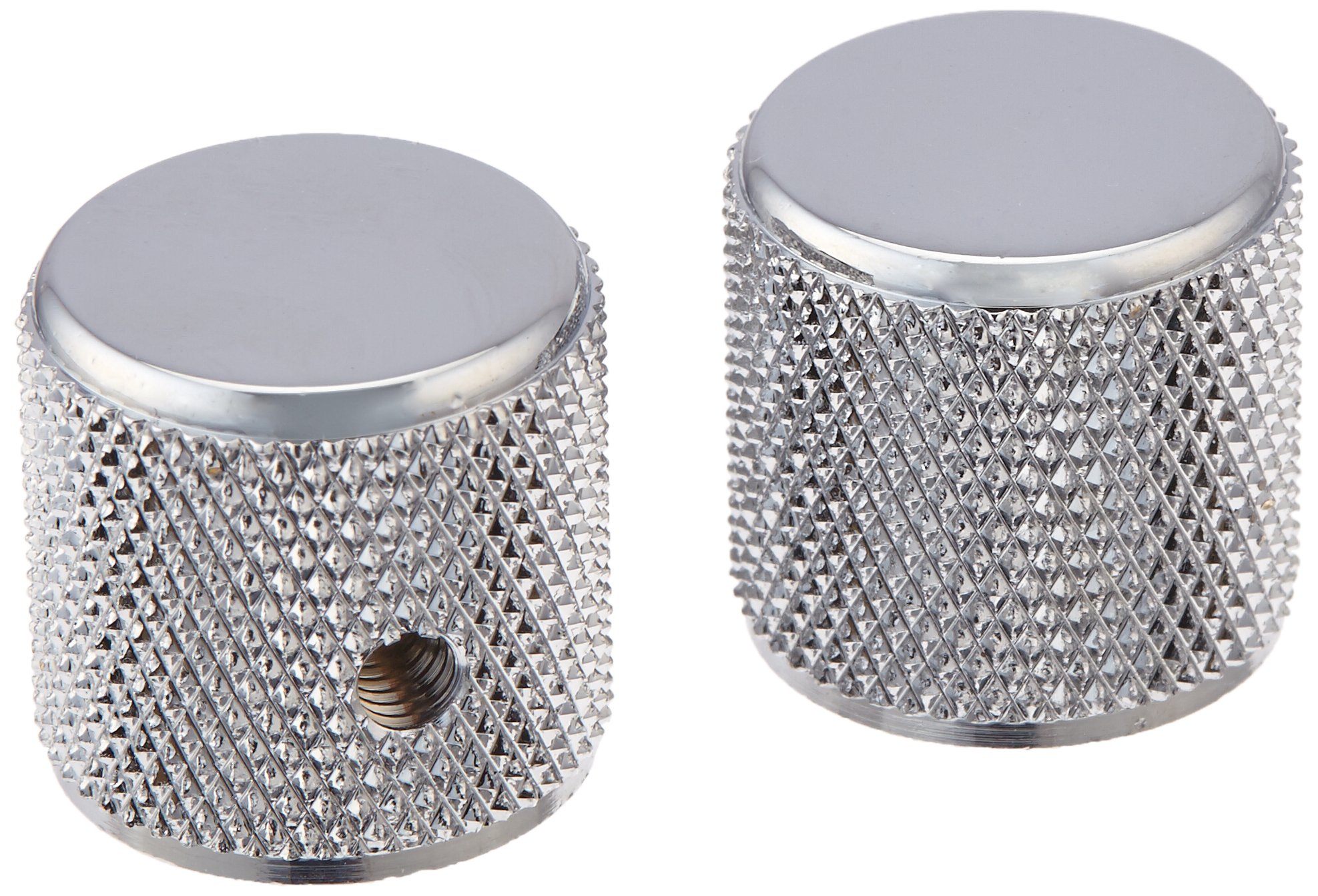 Fender Telecaster/Precision Bass Knobs Knurled Chrome Buy Online in