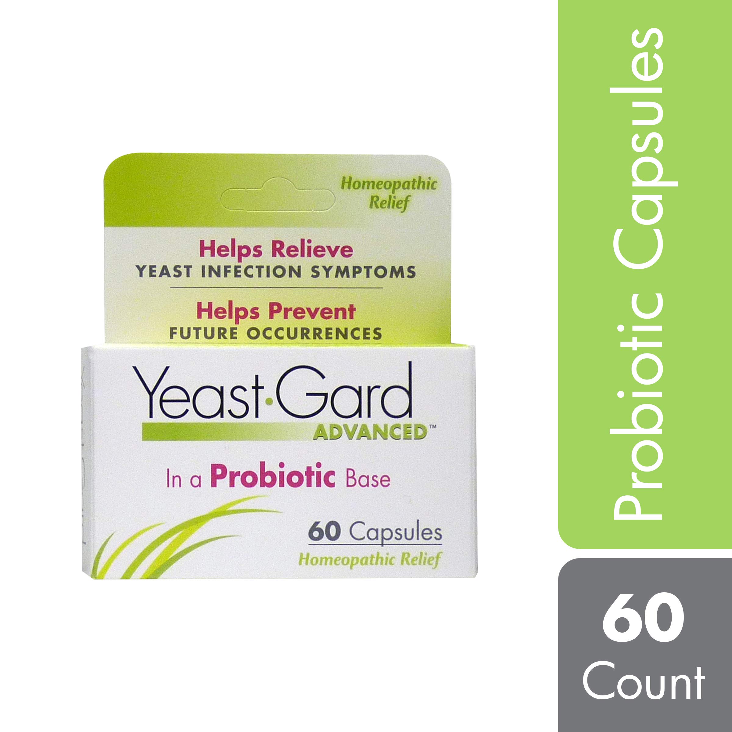 YeastGard Advanced Homeopathic Treatment Capsules 60 Count Bottle