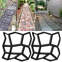 thumbnail image 2 of SvitMolds Sold Concrete Molds 4 Pcs Plastic Moulds Casting Concrete Paving Garden 2 of 10
