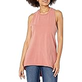 Angie Women's Mineral Wash Twisty Back Knit Tank