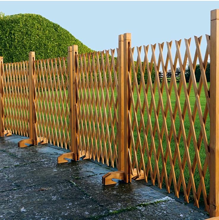 Expanding Fence Trellis Garden Screen Freestanding Expands to 188cm