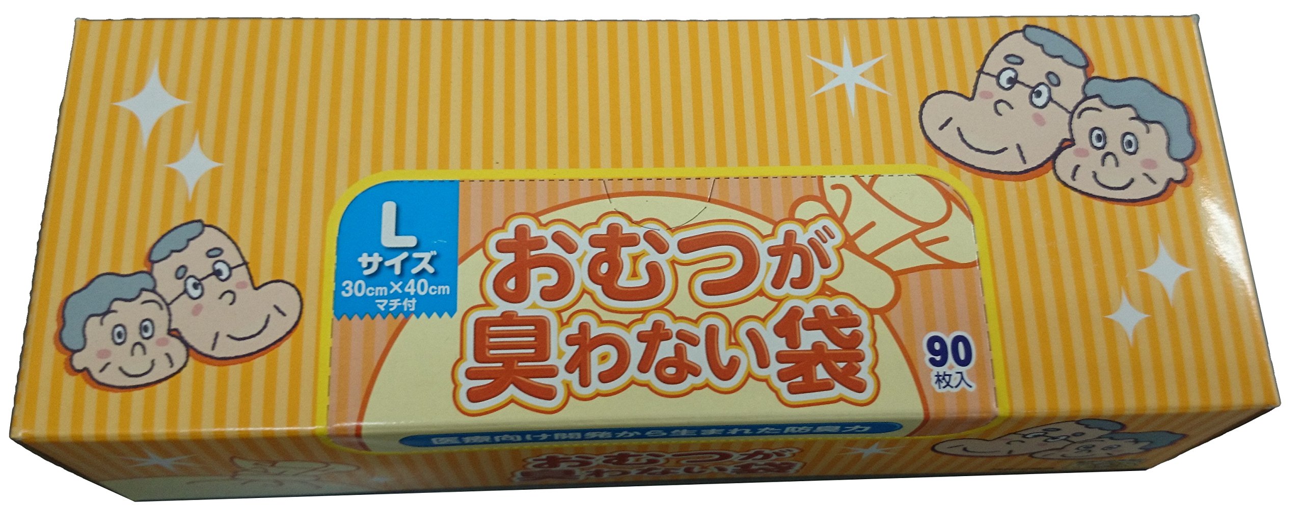 クリロン化成 防臭袋(BOS) Lサイズ 90枚入 白商品画像