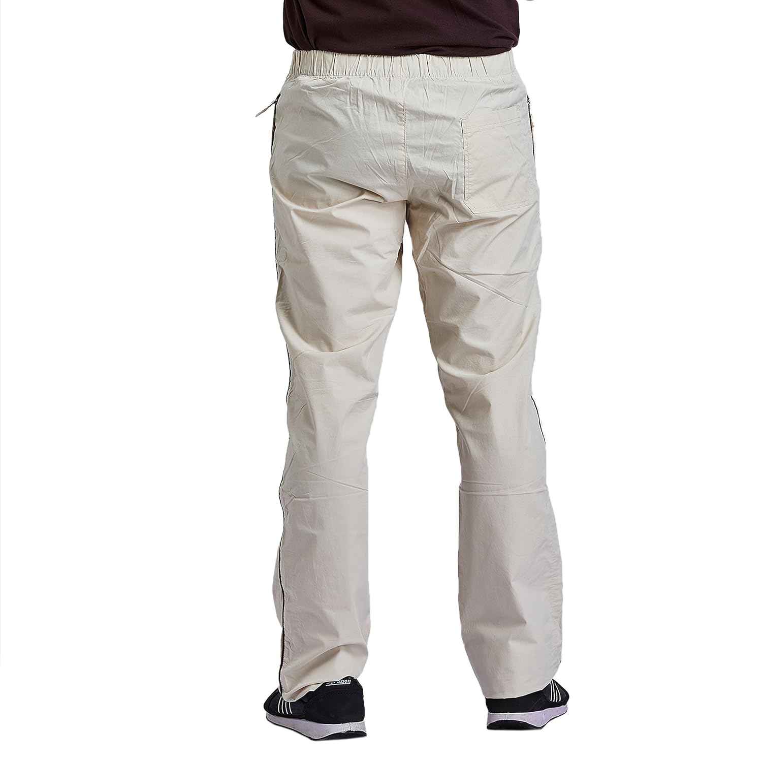 beevee mens beige elasticated pyjamas with drawstring