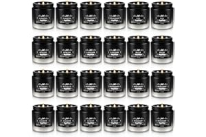 24-Pack Gradient Color Scented Candles Set - 3.5oz Natural Soy Wax Assorted Fragrances for Home Decor, Gifting & Relaxation.