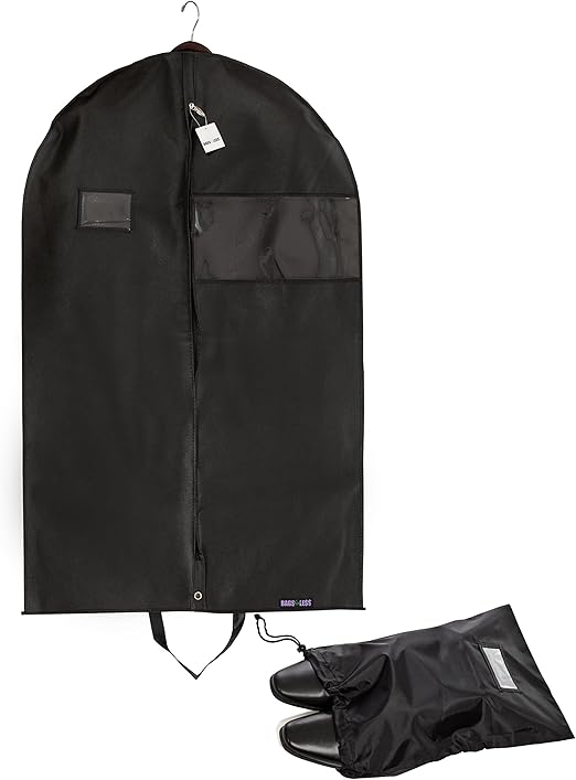 garment bag with shoe storage