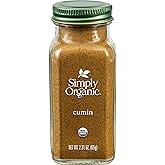 Simply Organic, Cumin Ground Organic, 2.31 Ounce | Rich, Warm, Complex Earthy Spice Flavor, Certified Organic, Kosher