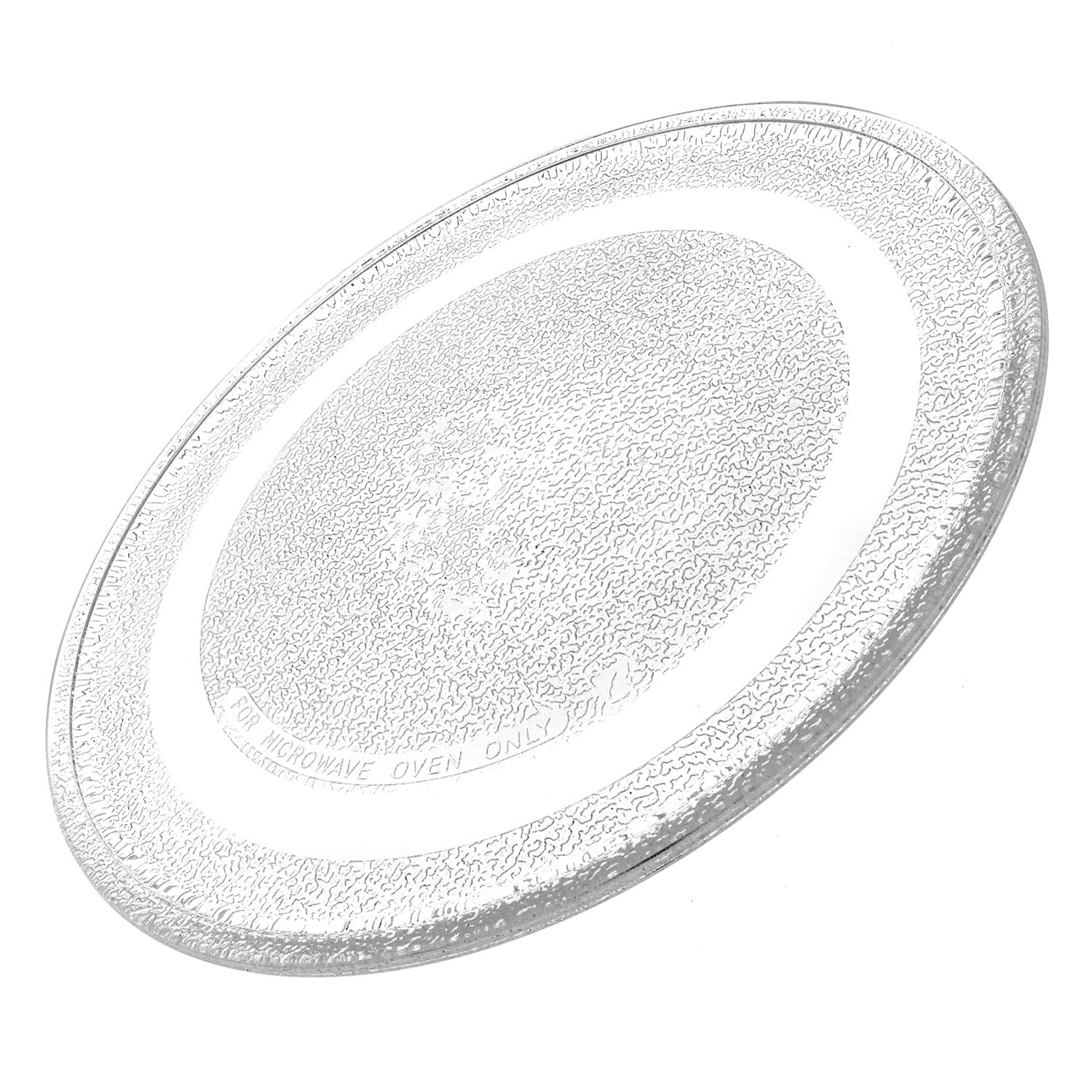 Universal 245mm Clear Microwave Glass Turntable Plate with Flat Profile | Paxanpax PSA002