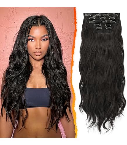 Amazon.com : Flvaco Clip in Hair Extensions for Women  display picture 3