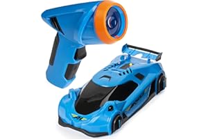 Air Hogs, Zero Gravity Light, Light-Guided Wall Racer, Wall Climbing Race Car,Blue