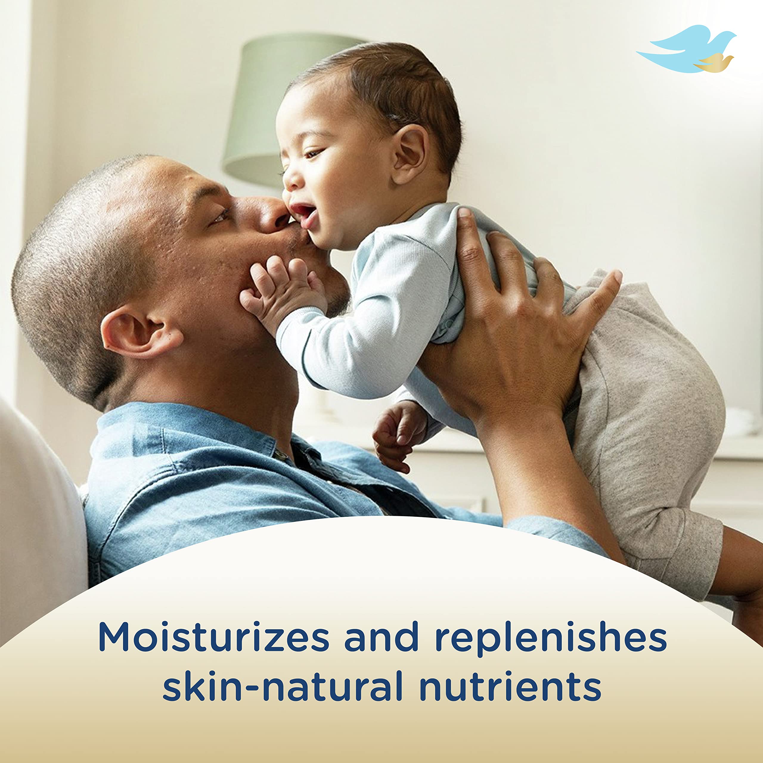 Baby Dove Sensitive Baby Cream Baby Skin Care Melanin-rich Skin Nourishment Hypoallergenic and Non-greasy 8 oz