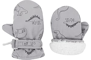 Urban Virgin Infant Baby Toddler Kids Winter Mittnes Lined Fleece Warm Waterproof Ski Snow Gloves For Boys Girls