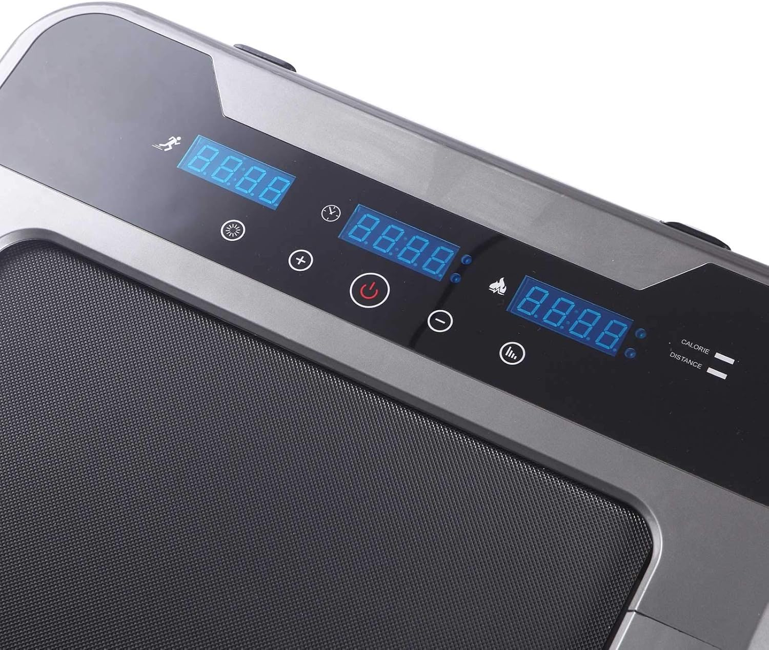 WalkSlim 470 Foldable Motorised Home Treadmill Office Desk Walking Treadmill LED Touchscreen