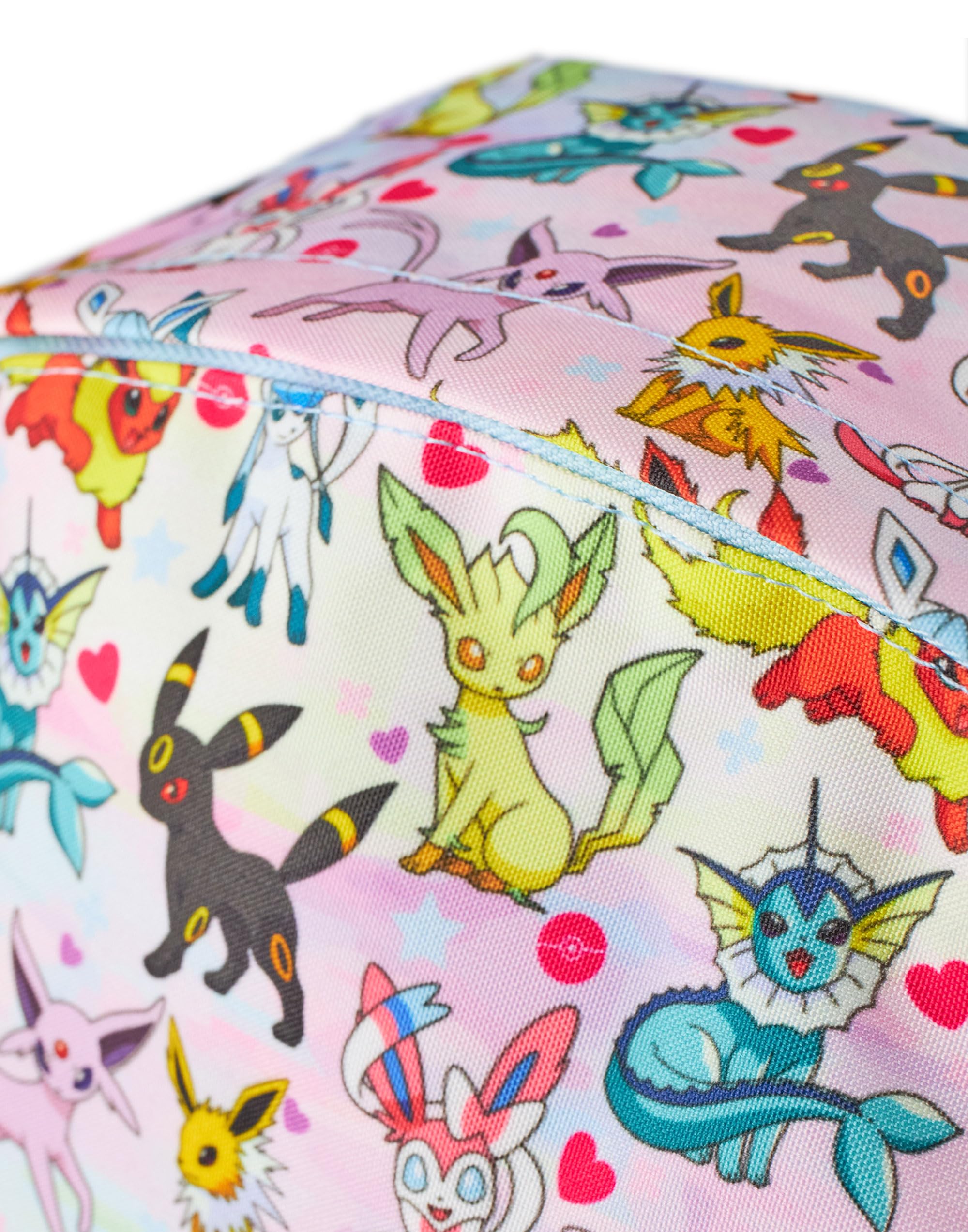 Pokemon Girls Pink Glitter School Backpack | Eevee Besties Design with Pikachu | Dream Bag for Endless Fun and School Days and Beyond