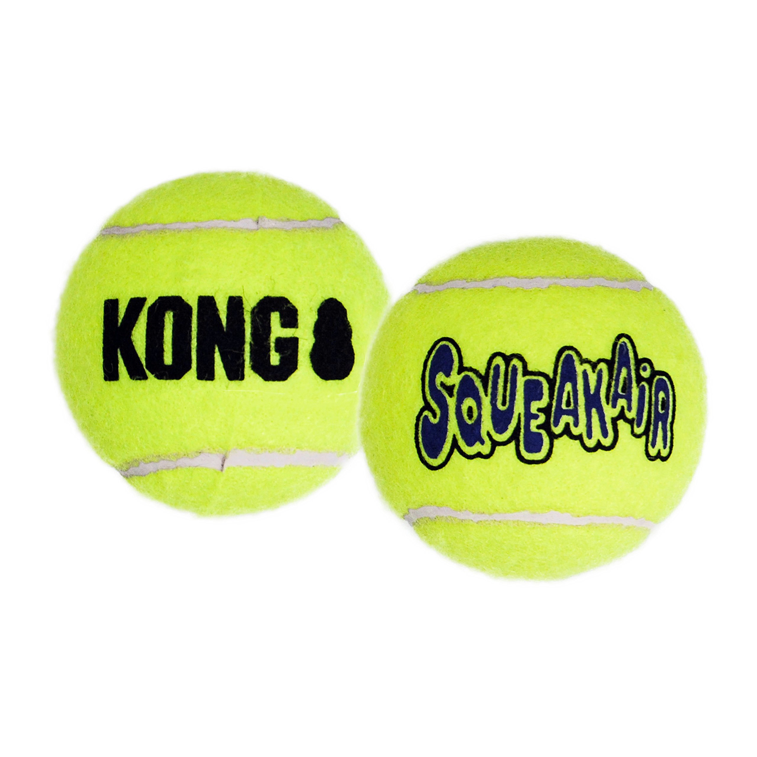 KONG - Squeakair Ball - Dog Toy Premium Squeak Tennis Balls, Gentle on Teeth - For X-Large Dogs