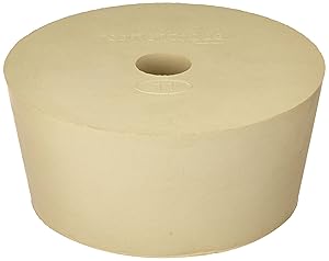 Rubber Stopper- Size 11- Drilled