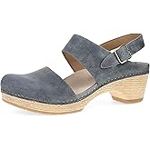 Dansko Lucia Closed-Toe Sandals for Women - Linings from Recycled Materials and Leather for Breathability- Lightweight Rubber Outsole for Long-Lasting Wear