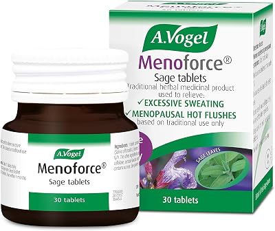 A.Vogel Menoforce Sage Tablets for Menopause 30 Tablets One-a-Day