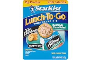 StarKist Lunch-To-Go Tuna Creations, Deli Style Tuna Salad Kit - 4.0 oz Kit, 12 Pack