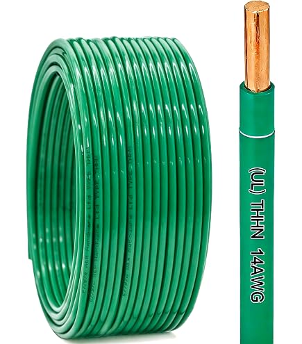 ACDC Brand Electrical Cable 6 AWG Green THHN/THWN Stranded Copper