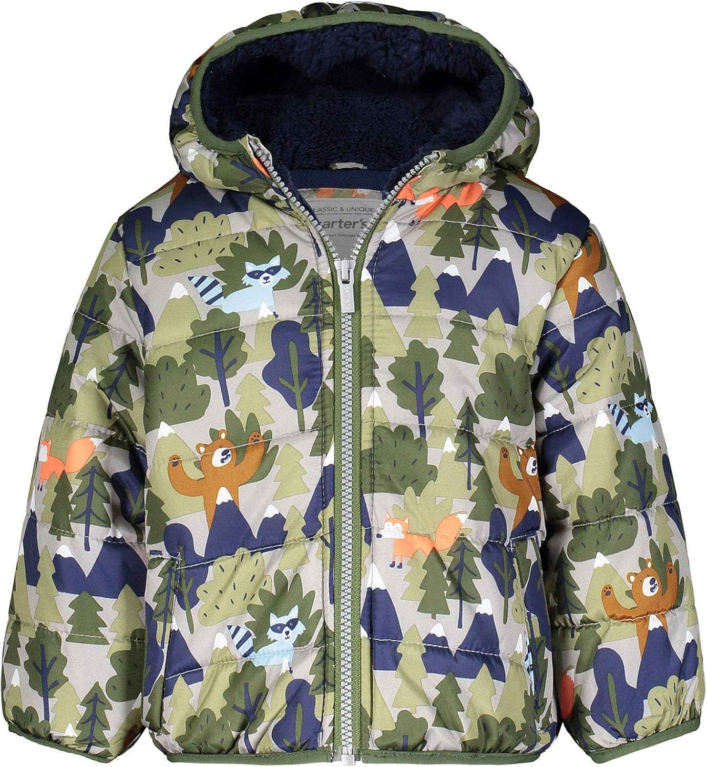 Carter's Little Boys' Fleece Lined Jacket (Toddler/Kid): Clothing