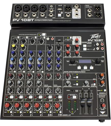 Amazon.com: Peavey PV 14 AT 14 Channel Compact Mixer with