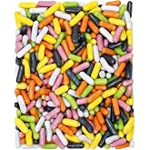 Licorice Pastels 2 lbs Multicolored Hard Outer Shell Soft Chewy Inside