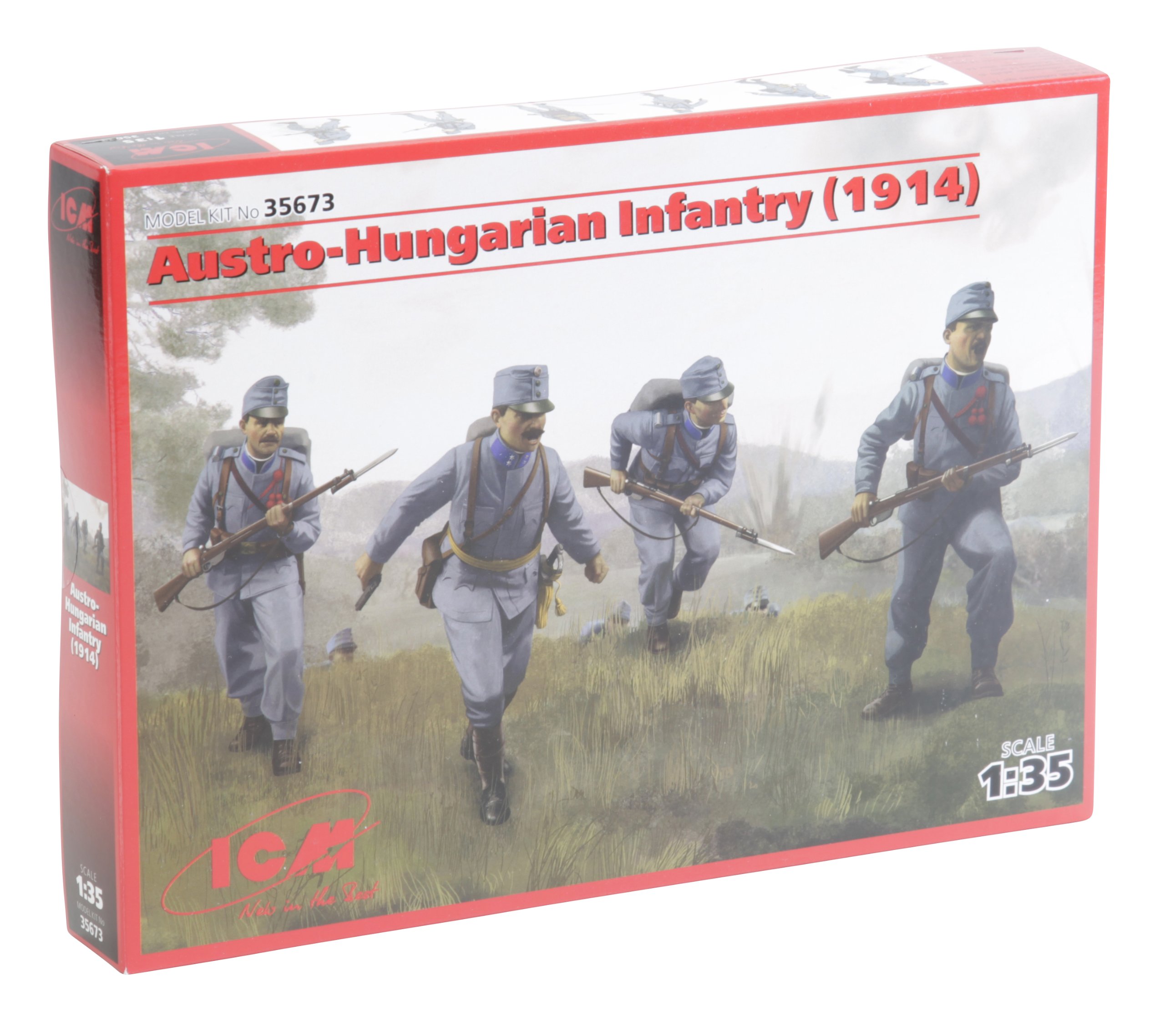 ICM 1:35 - Austro-Hungarian Infantry (1914) 4 Figs
