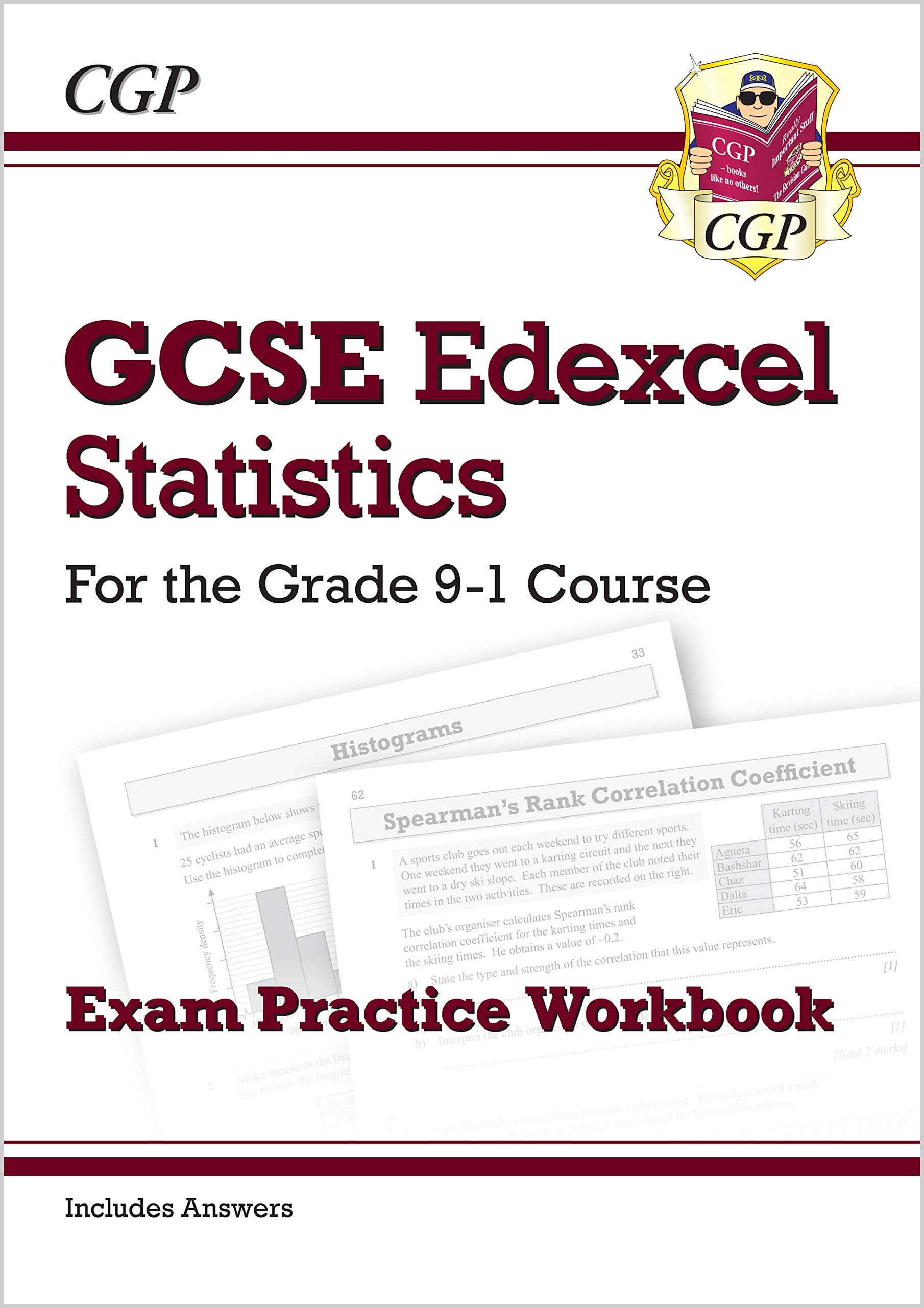 Gcse Statistics Edexcel Exam Practice Workbook For The Grade 9 1 Course Includes Answers Perfect For Catch Up And The 2022 And 2023 Exams Cgp Gcse Statistics 9 1 Revision Amazon Co Uk Cgp Books Cgp