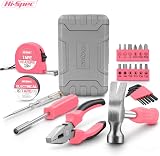 Hi-Spec Pink Small Tool Kit 24pc Home DIY Women Gift Compact Case view 7