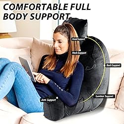 Unisakey Portable Large Reading Pillows with