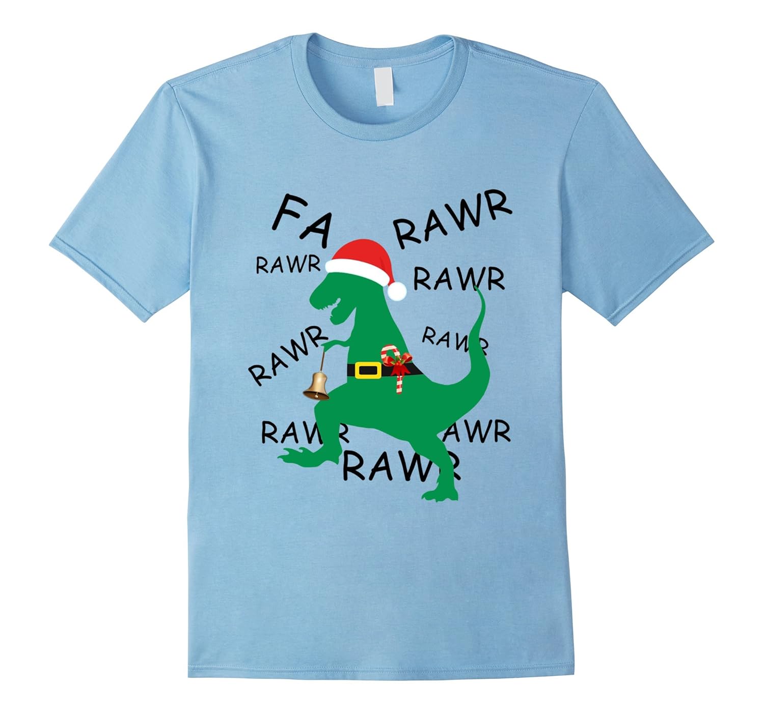 Christmas Funny Dinosaur T-Rex Fa Rawr Rawr Toddler Shirt-ANZ