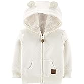 Simple Joys by Carter's Baby Hooded Sweater Jacket with Sherpa Lining