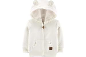 Simple Joys by Carter's Baby-Boys Hooded Sweater Jacket with Sherpa LiningJacket