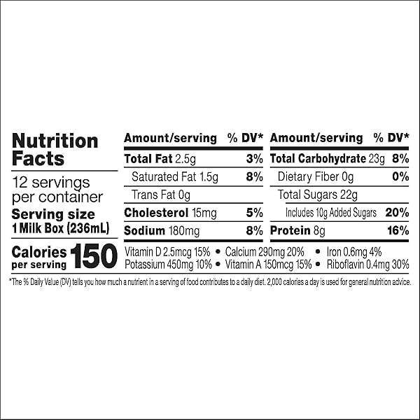 HORIZON ORGANIC SHELF STABLE 1% LOWFAT DHA OMEGA-3 CHOCOLATE MILK BOXES, PACK OF 12 – 8G PROTEIN PER SERVING