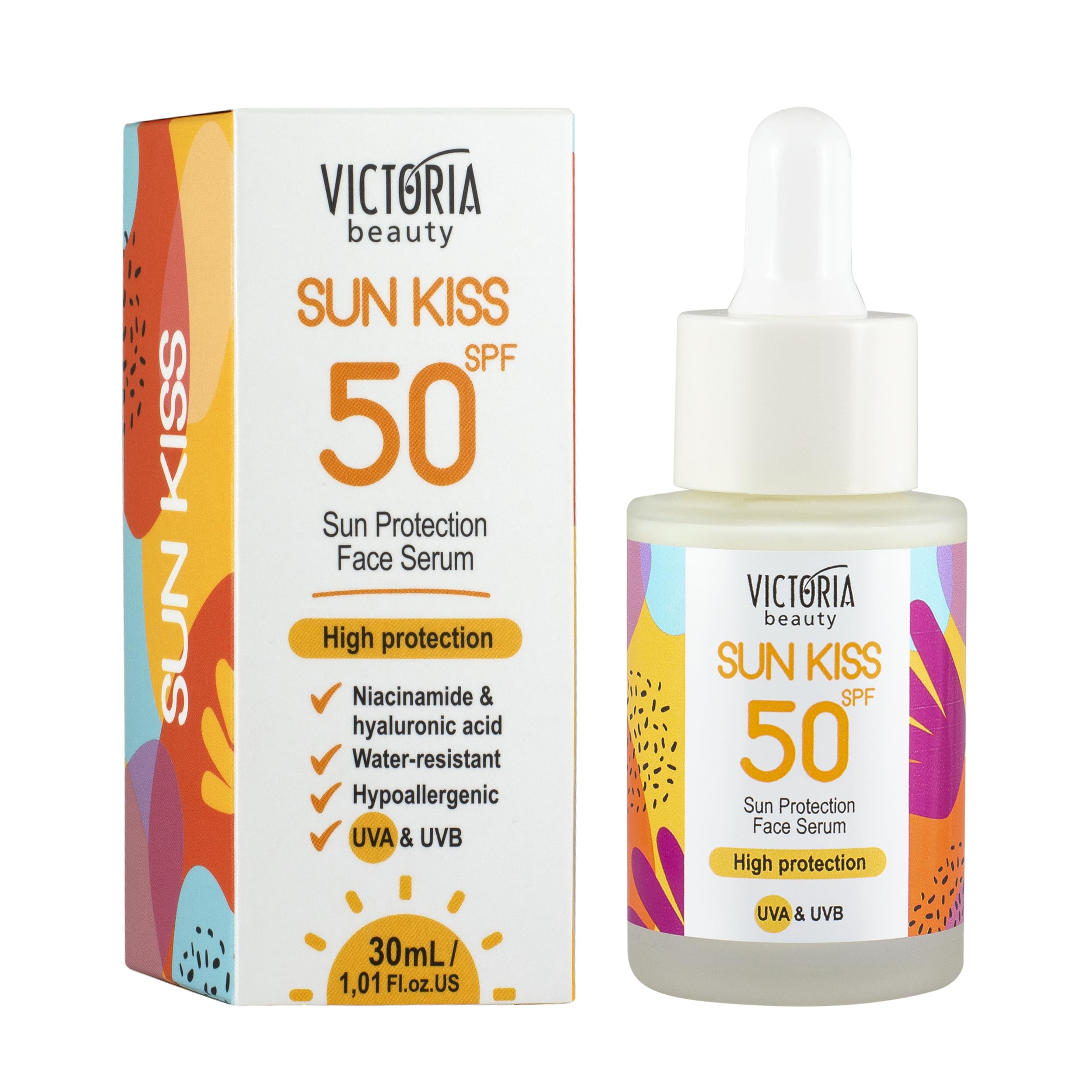 VB Sun Kiss SPF 50 Face Serum, 30ml