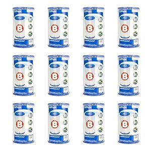 Intex Replacement Pool Filter Cartridge - Type B - 12 Pack