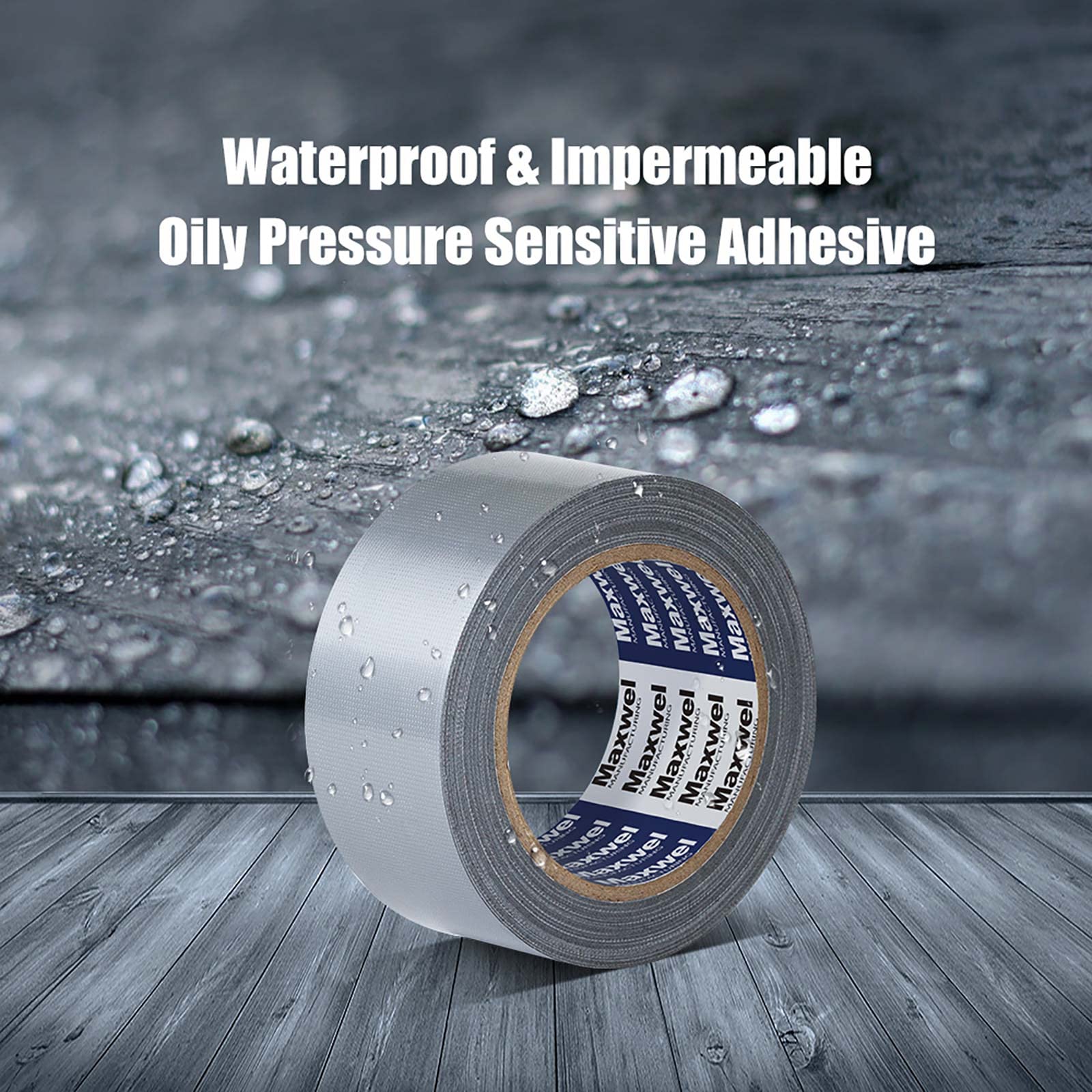 Duct Tape Heavy Duty Waterproof - 1.88 in 35 Yards Tearable Silver Duct Tape No Residue Strong Adhesive for Home Repair Use,Carpet Binding,Bundles